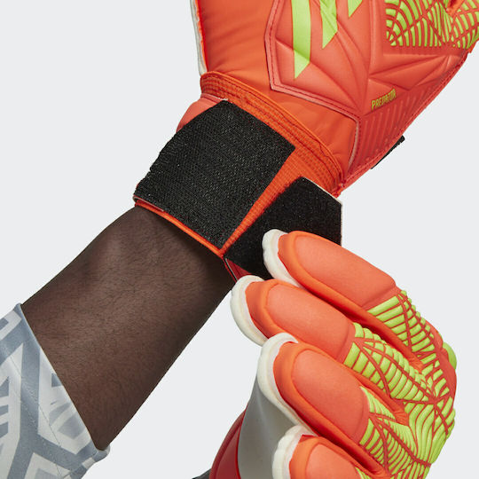 adidas Predator Edge Fingersave Adults Goalkeeper Gloves Orange