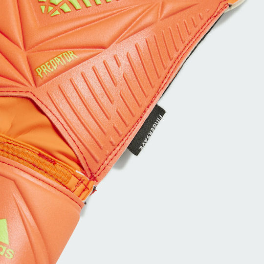 adidas Predator Edge Fingersave Adults Goalkeeper Gloves Orange