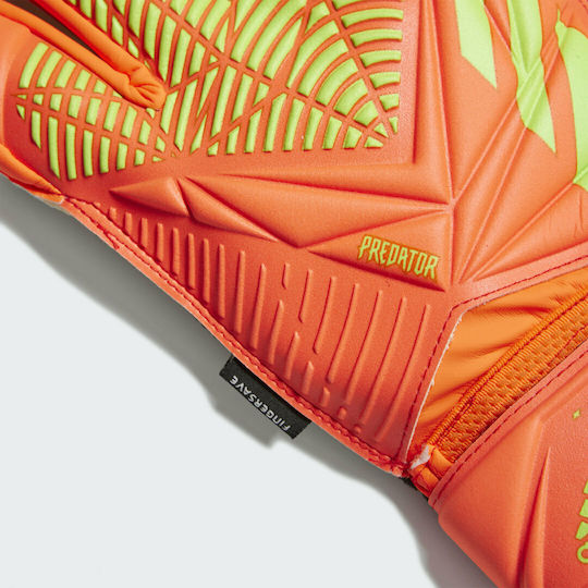 adidas Predator Edge Fingersave Adults Goalkeeper Gloves Orange