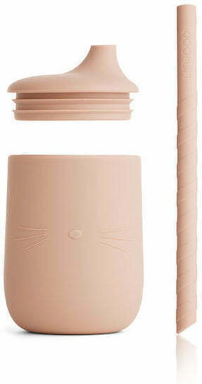 Liewood Baby Cup Ellis made of Silicone Pink 230ml for 18m+m+