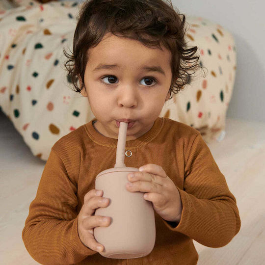 Liewood Baby Cup Ellis made of Silicone Pink 230ml for 18m+m+