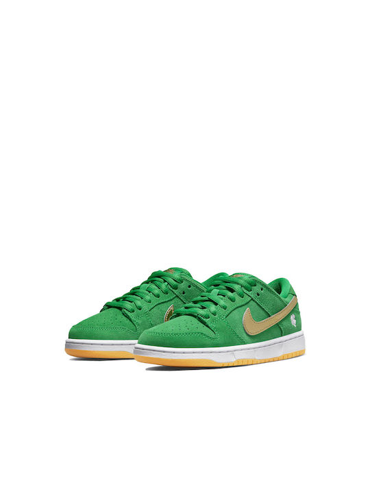 Nike Dunk SB Pro St. Patrick’s Day Ανδρικά Sneakers Green / Metallic Gold / White / Light Gum