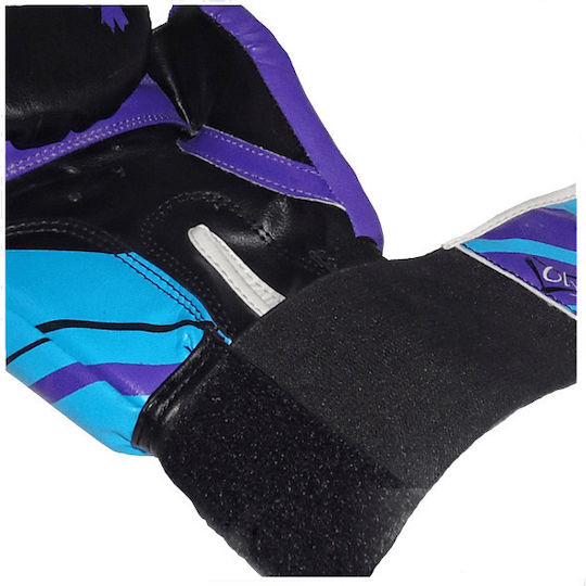 Olympus Sport Kids Boxing Gloves made of Synthetic Leather for Match Blue