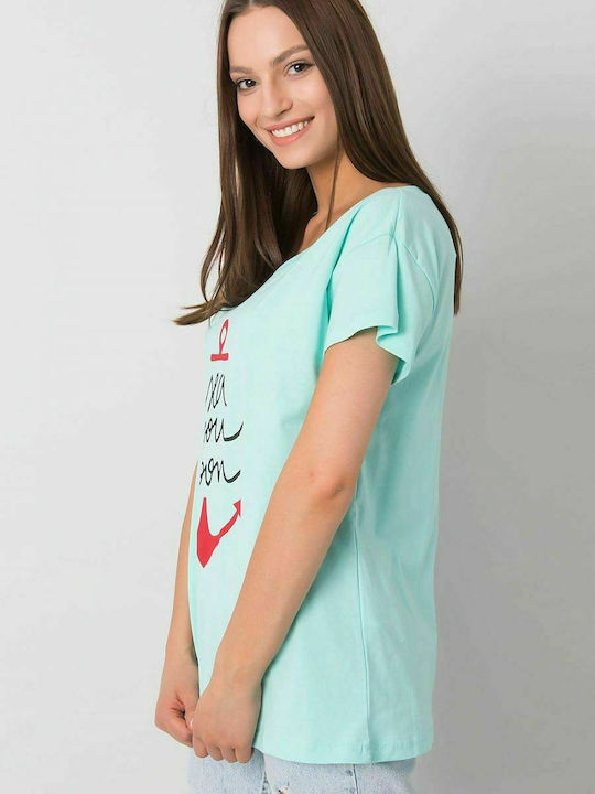 Fancy Women's T-shirt Turquoise