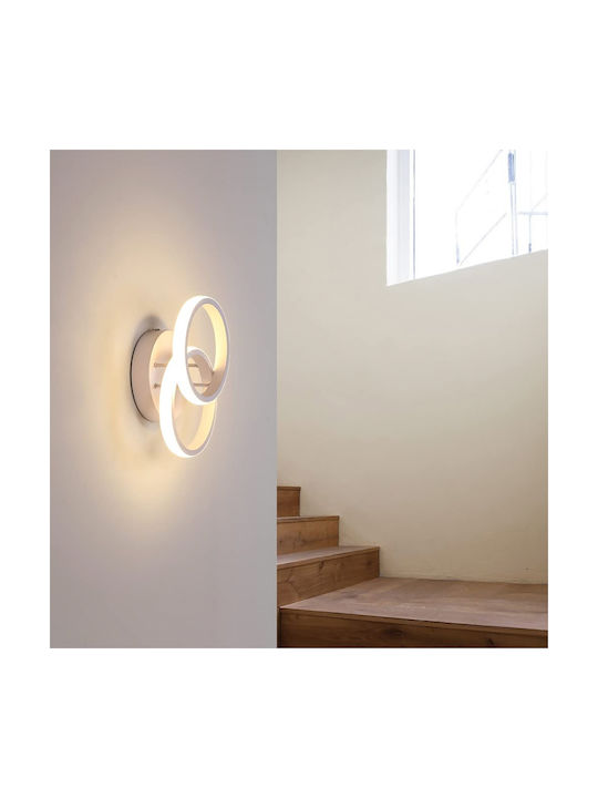Powertech Deckenleuchte 24.5cm Weiß mit Integrierter LED