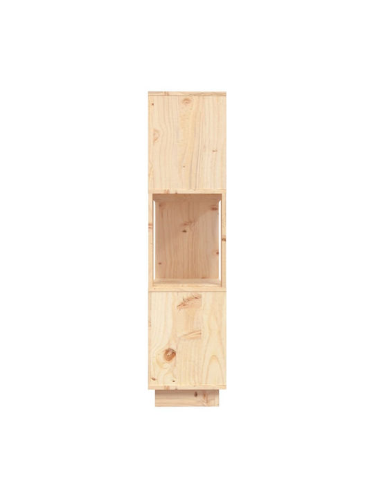 Bookcase Beige 80x25x101cm