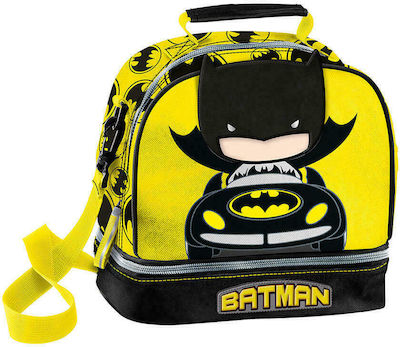 Graffiti Batman 2022 Shoulder Lunch Bag Yellow Batman