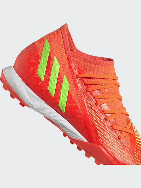 adidas Predator Edge.3 Football Shoes with Molded Cleats Solar Red / Team Solar Green / Core Black