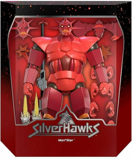 Super7 SilverHawks Mon Star Armored Action Figure 28cm