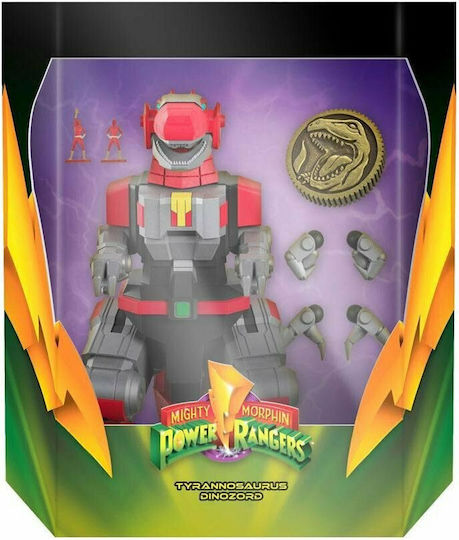 Super7 Mighty Morphin Power Rangers: Tyrannosaurus Dinozord Φιγούρα Δράσης 18εκ.