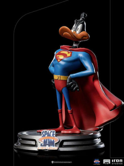 Iron Studios Space Jam Daffy Duck as Superman A New Legacy Figure Height 16cm Scale 1:10
