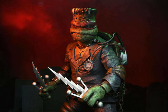 Neca Teenage Mutant Ninja Turtles Raphael as Frankenstein's Monster Action Figure Height 18cm in Scale 1:10