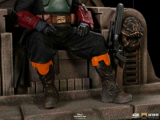 Iron Studios Star Wars: Boba Fett on Throne The Mandalorian Φιγούρα ύψους 18εκ. σε Κλίμακα 1:10