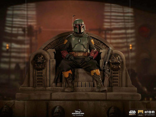 Iron Studios Star Wars: Boba Fett on Throne The Mandalorian Φιγούρα ύψους 18εκ. σε Κλίμακα 1:10