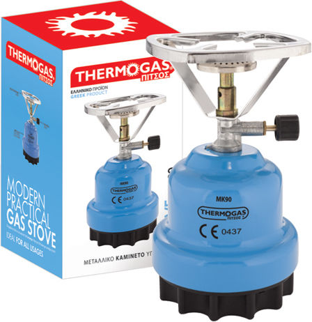 Camper Gaz Τhermo Gas MK 90 Εστία Υγραερίου με Αυτόματη Ανάφλεξη για Φιάλη 190gr