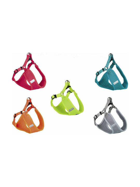 Nobby Hundegeschirr Weste Mesh Reflect Türkis Groß 20mm x 58-69cm 80627-34