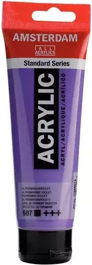 Royal Talens Amsterdam All Acrylics Standard Acrylic Paint Set Ultramarine Violet 507 20ml 1pcs