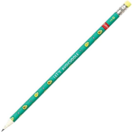 Legami Milano Pencil HB with Eraser Green Avocado