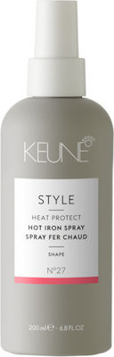 Keune Style Hot Iron Spray Θερμοπροστασίας Μαλλιών 200ml