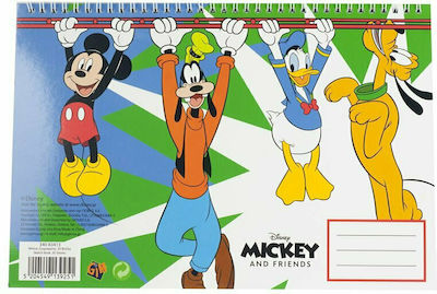 Gim Drawing Pad Mickey & Friends A4 21x29.7cm 30 Sheets