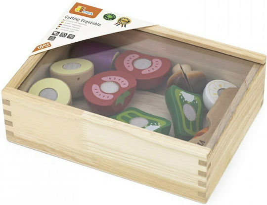 Viga Toys Λαχανικά από Ξύλο για 1.5+ Ετών