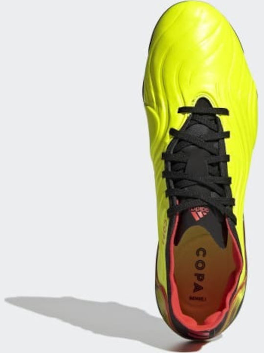 adidas Copa Sense.1 Pantofi de Fotbal cu crampoane Echipa Solar Yellow / Solar Red / Core Black