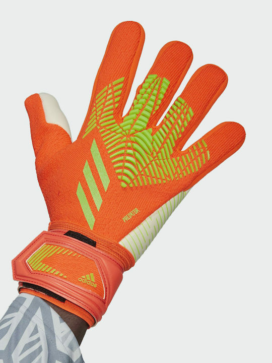adidas Predator Edge League Adults Goalkeeper Gloves Orange