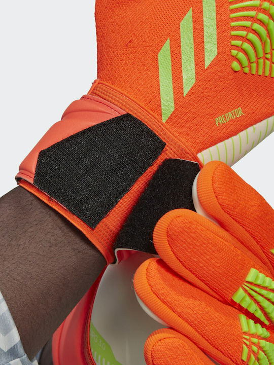 adidas Predator Edge League Adults Goalkeeper Gloves Orange