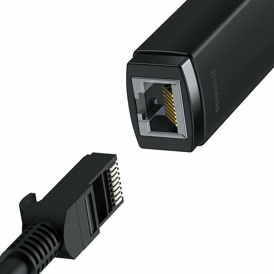Baseus Lite Series Αντάπτορας Δικτύου USB-C με Ενσύρματη Σύνδεση Gigabit Ethernet
