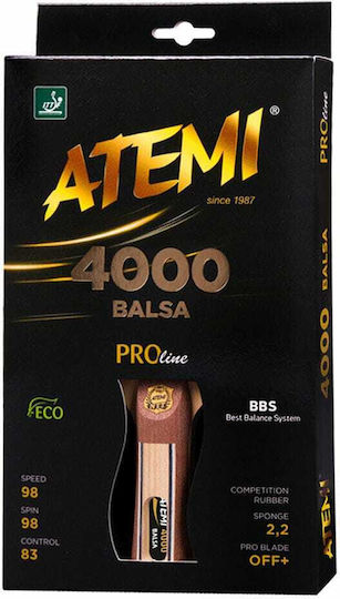 Atemi 4000 Balsa Tischtennisschläger