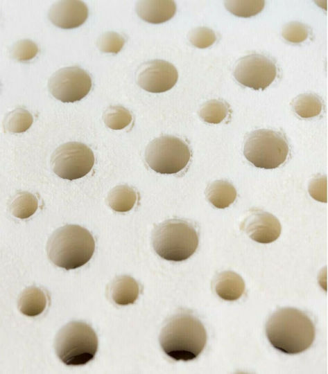 Douceur Mattress Topper Double Latex Infused with Aloe & Removable Cover 140x200x5cm