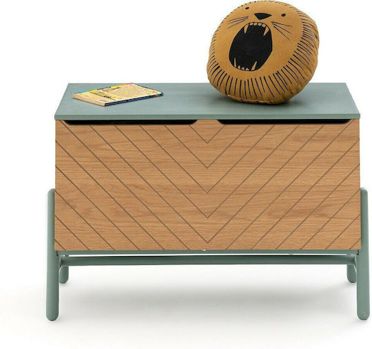 La Redoute Interieurs Kinder Aufbewahrungsbox aus Holz Waldo Braun 74.2x35.4x48.2cm 1Stück