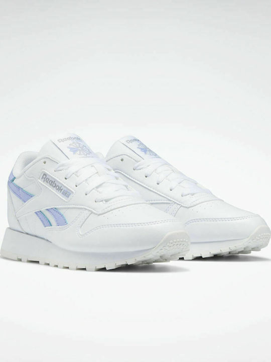 Reebok Classic Leather Damen Sneakers Cloud White / Lilac Glow