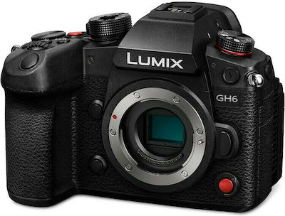 Panasonic Mirrorless Фотоапарат Lumix GH6 Микро Четири Трети (4/3") Черен