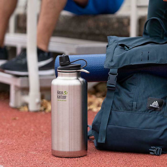 Klean Kanteen TKWide Ποτήρι Θερμός Ανοξείδωτο BPA Free 1.9lt Ασημί