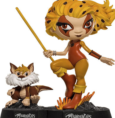 Iron Studios Thundercats: Mini Co. Cheetara & Snarf Figure height 13cm