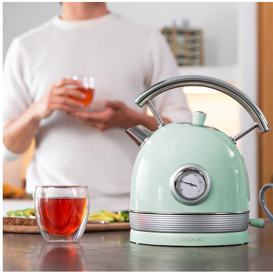 Cecotec Thermosense 420 Vintage Fierbător 1.8lt 2200W Verde