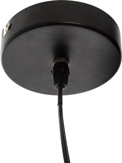 Atmosphera Cuzco Verstellbare Deckenleuchte Schwarz mit Lampenbirnensockel E27 58cm