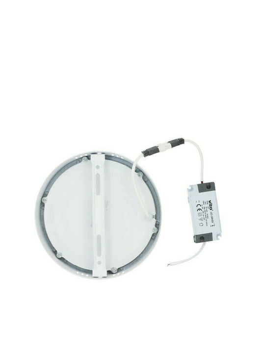 Vito Linda-R Round Outdoor LED Panel 12W with Natural White Light 4000K 17cm