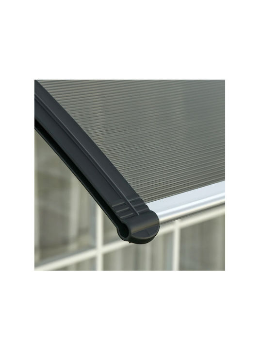 Outsunny Polycarbonat Dach Kapuzinerdach P100xB100cm