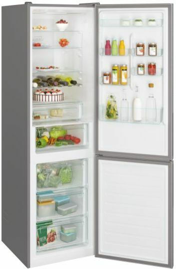Candy Combină frigorifică 377lt Total NoFrost Î200xL59.5xA65.8cm. Inox CCE7T620EX