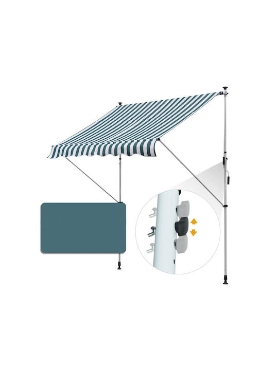 Outsunny Τέντα Βεράντας Πράσινη 2x1.5m