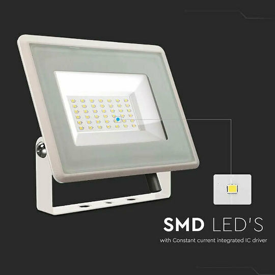 V-TAC F-class Waterproof LED Floodlight 30W Natural White 4000K IP65