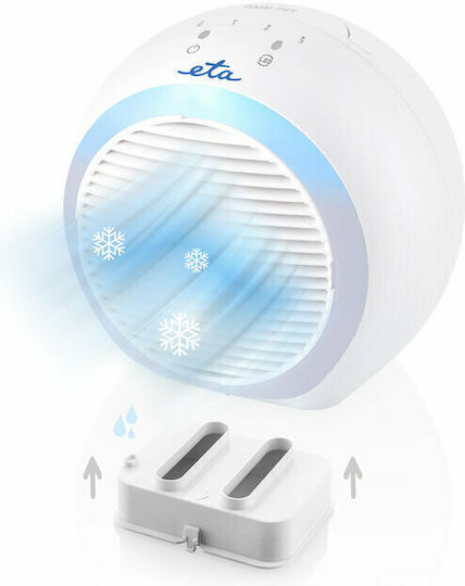 ETA Coolio Mini 1568 Mini-Klimaanlage Elektrisch Mit Wasser Und Beleuchtung 7W Weiß