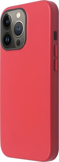 Vivid Leather MagSafe Back Cover Piele artificială Roșu (iPhone 13 Pro Max)
