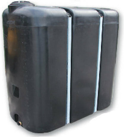Bakoplast 082 Plastică Depozit Apă / Petrol / Ulei Îngustă Vertical 1500lt Albă