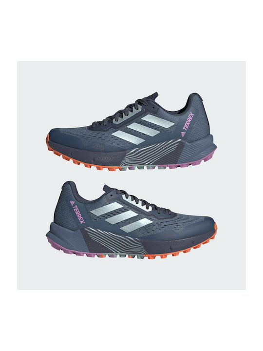 Terrex Agravic Flow 2.0 Sport Shoes Trail Running Wonder Steel / Magic Grey Met / Pulse Lilac