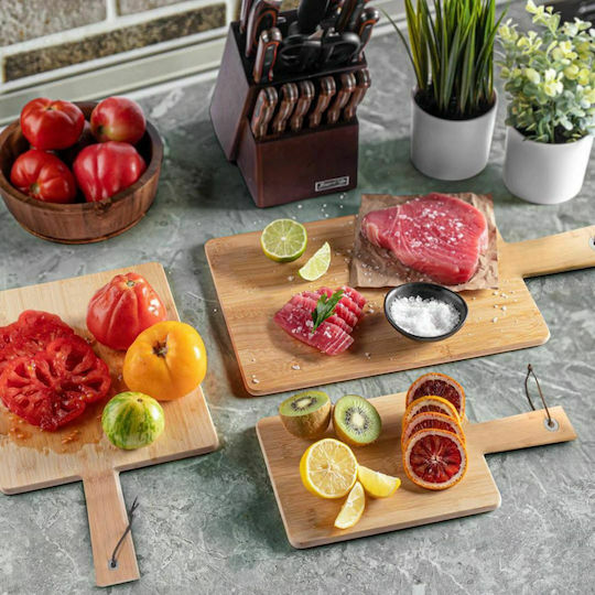Excellent Houseware Bamboo Chopping Board Set