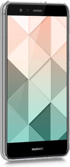 KWmobile IMD Design Задна корица Силикон Beige / Rose Gold / White (Huawei P10 Lite)