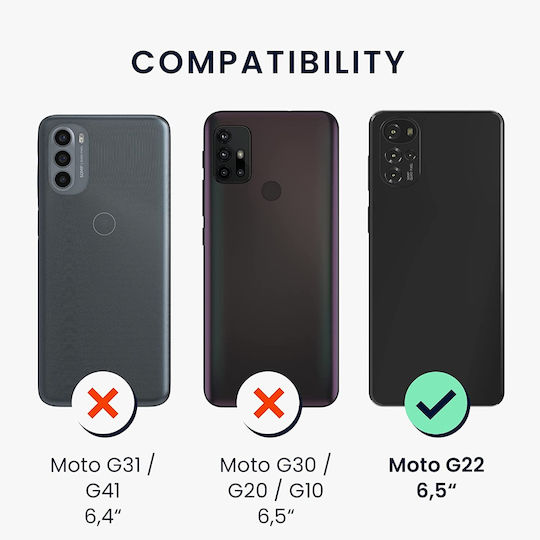KWmobile Back Cover Silicon Transparent (Motorola Moto G22)